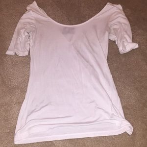 Short sleeve white shirt